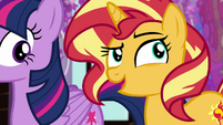 Sunset Shimmer "just used to hearing you say" EGFF