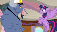 Twilight Sparkle rubbing her sore hoof S7E22