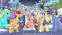 Crystal Ponies gasp in shock S6E2