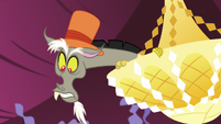 Discord spies on Fluttershy from above S5E7