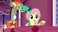 Fluttershy doesn't notice Discord S5E7