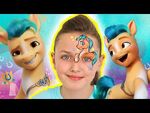 My Little Pony Kids Makeup Collection 🎨 Hitch Face Painting - MLP New G5 Movie - MLP Makeup