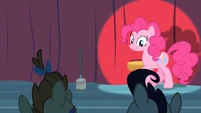 Pinkie Pie coming on...stage, presumably.