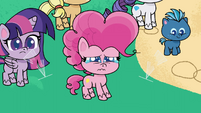 Pinkie Pie sad about her broken glasses PLS1E2b