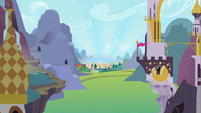 Ponyville shines bright as a beacon of hope as Rarity explains what she's learned.