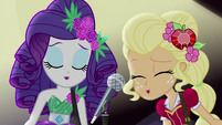 Rarity and Applejack singing together EG4