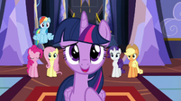 Twilight welcomes the yaks to Equestria S5E11
