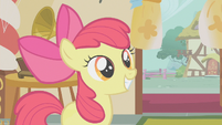 Apple Bloom having a big smile S1E12