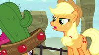 Applejack scolds the Crusaders S5E6