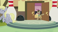 Dr. Hooves tells Derpy to wait S5E9