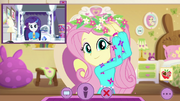 Fluttershy appears in group video call EGDS46