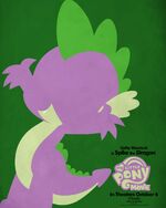 MLP The Movie Spike the Dragon '4weeks' poster