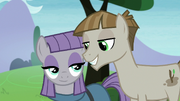 Maud and Mudbriar smiling at each other S8E3