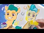 My Little Pony coloring and glitter - New Character Hitch - Kids craft - MLP Gen 5 Movie