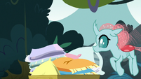 Ocellus sees the cart of pillows S8E2