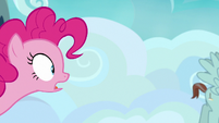 Pinkie Pie notices her pie in the trash S7E23