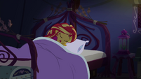 Sunset Shimmer sleeping in her bed EG4