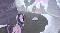 Twilight sees her and her friends' cutie marks flying S5E02