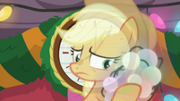 Applejack holding bundle of decorations BGES2