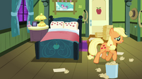 Applejack pacing.