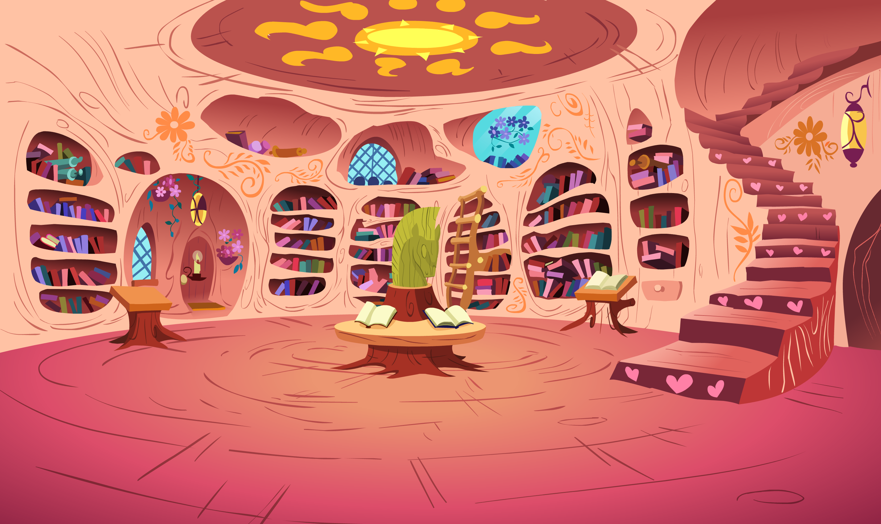 My little pony golden oak library sales