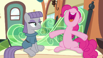 Pinkie Pie talking about bunk beds S7E4