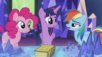 Rainbow "And why do you care so much about griffons anyway?" S5E8