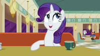 Rarity --one in my hometown of Ponyville-- S6E9