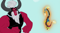 Tirek levitating Discord S4E26