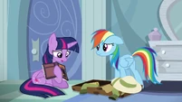 "I wish Princess Celestia didn't need my help with the friendship summit in Griffonstone."