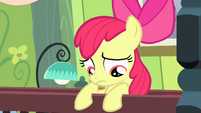 Apple Bloom on her bed S4E17 (1)