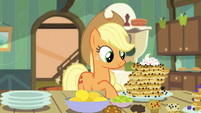 Yes, indeed. Those are the same pancakes from the previous episode.