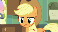 Applejack wondering about Granny's help S9E10