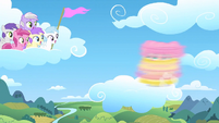 Filly Fluttershy spinning S1E23