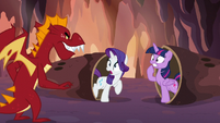 Garble discovers Twilight and Rarity S6E5