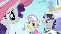 Jet Set knowing Rarity is from Ponyville S2E9