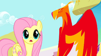 Philomena apologizes to Fluttershy for making her so worried