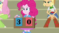 Pinkie Pie scoreboard three-zero EG