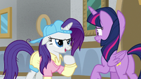 Rarity "rehearsing your backstory" S8E16