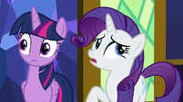 Rarity -I'm not sure that's exactly- S8E24