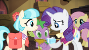 Rarity being given the box S4E08