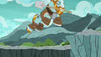 Rockhoof jumping over the trench S7E16