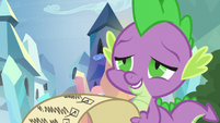 Spike "can't believe you wanted to skip that" S6E1