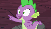 Spike "give up the shield, Garble!" S7E25