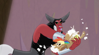 Tirek punches stuffing out of Rainbow doll S9E8