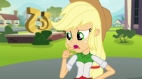 Applejack "we were protected somehow" EG2