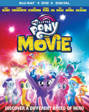 My Little Pony The Movie Blu-ray + DVD cover