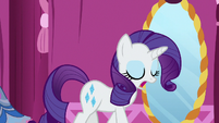 Rarity taking a calming breath S7E9