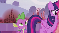 Spike confused by Twilight's wording S5E25