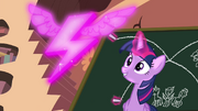 Twilight conjure up the Wonderbolts symbol S4E21